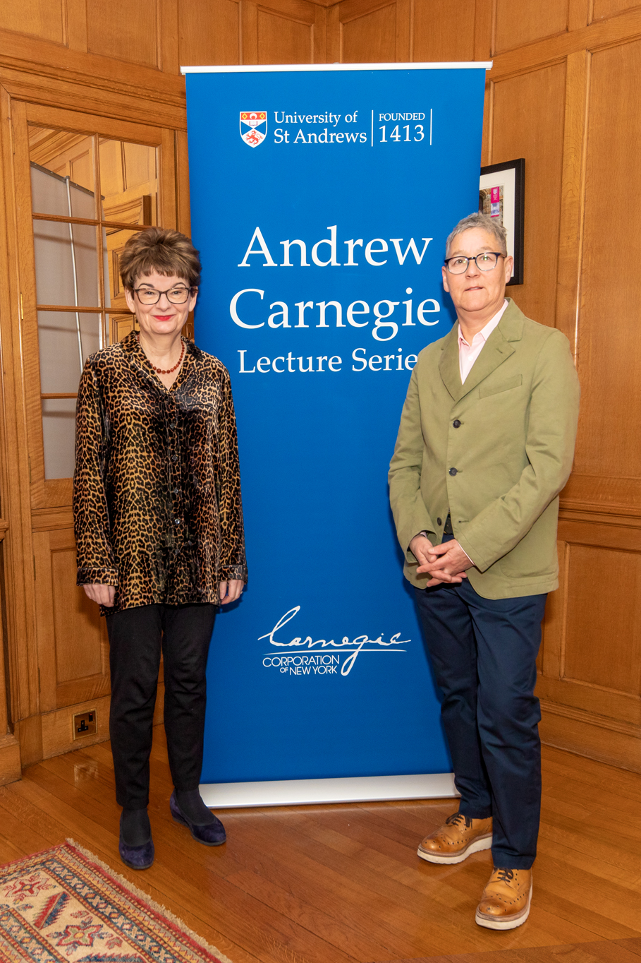 Carnegie Guest Lecturer Jack Halberstam Principal Dame Sally Mapstone